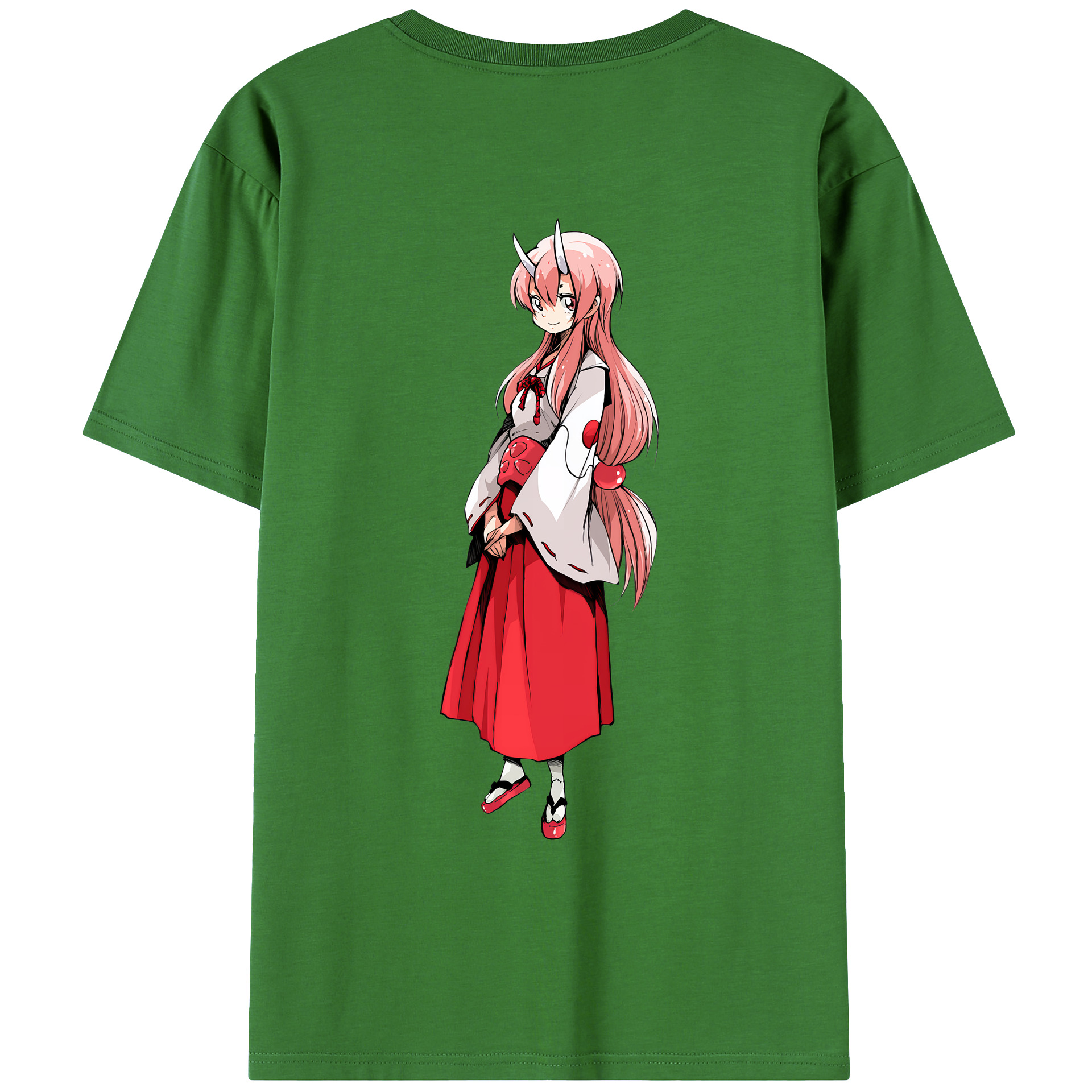 （画像用） 転スラ Regarding Reincarnated to Slime レディース半袖Tシャツ(バックプリント)